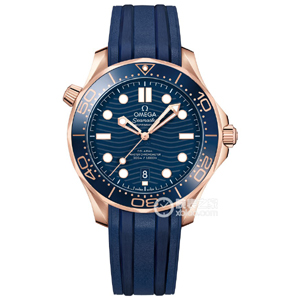 VS廠歐米茄全玫瑰金藍(lán)盤(pán)海馬300米42m