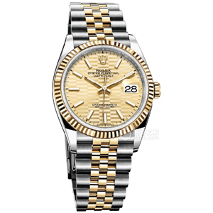 VS廠勞力士36m間金水紋面條釘日志丹東3235機