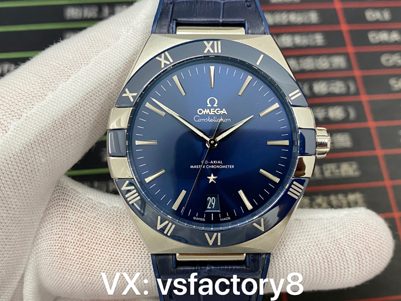 VS廠歐米茄41m藍圈藍面星座復(fù)刻版8900機做工細節(jié)是否最高品質(zhì)