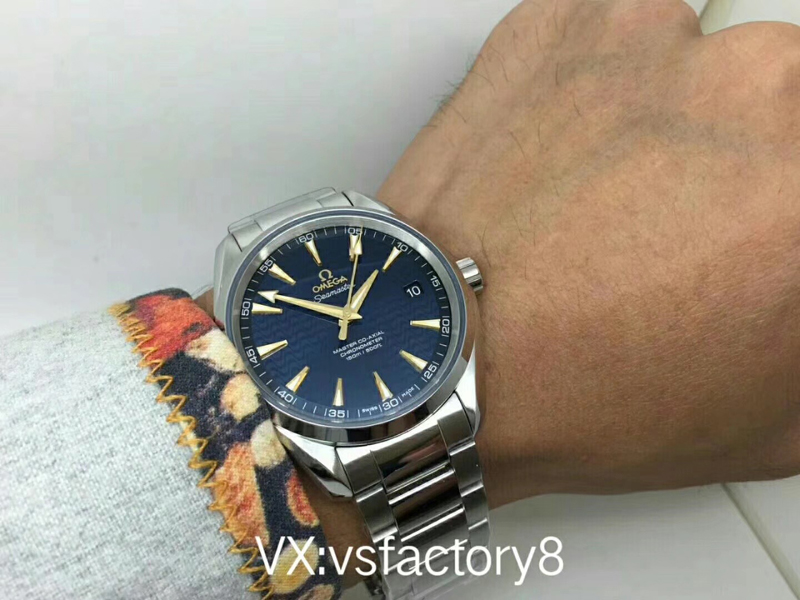 VS廠歐米茄里約奧運特別版藍面海馬150米復刻版還原細節(jié)做工怎么樣