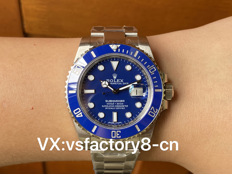 VS廠勞力士40m藍(lán)水鬼丹東3135機(jī)復(fù)刻表外觀細(xì)節(jié)做工還原評測