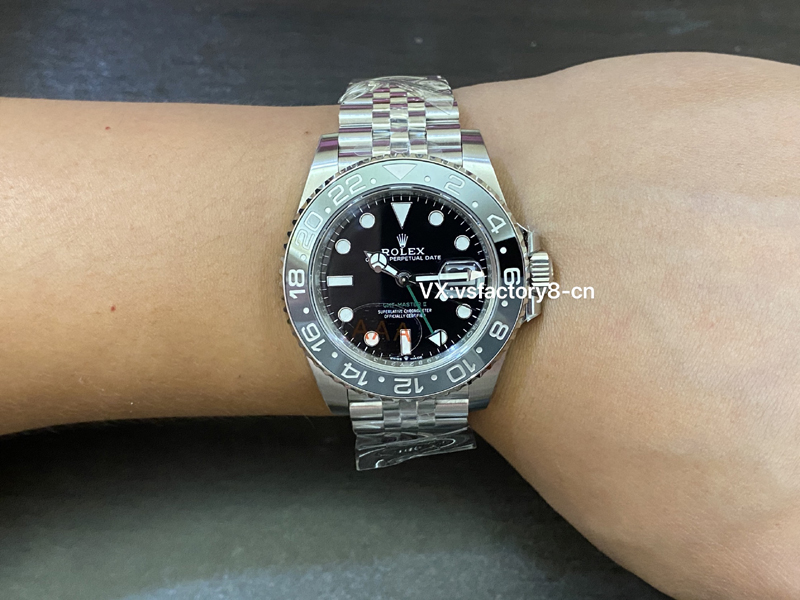 VS廠勞力士格林尼治皮蛋圈丹東3285機細節(jié)做工復刻還原評測