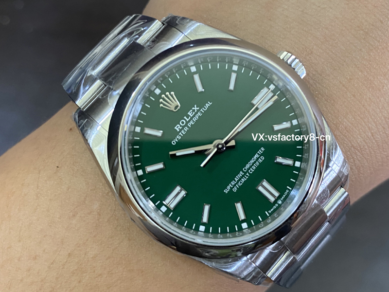 勞力士綠面蠔式恒動復刻表丹東3230機細節(jié)做工復刻還原值不值得入手