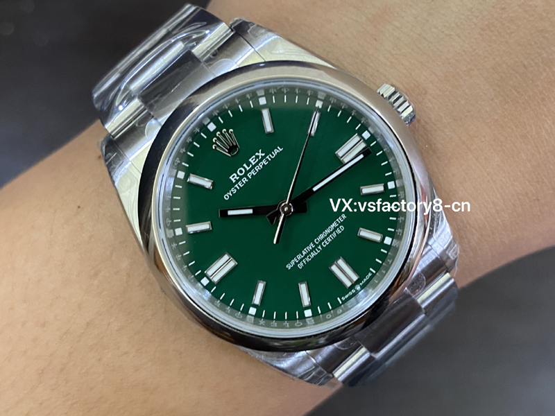 勞力士36m綠面蠔式恒動(dòng)丹東3230機(jī)復(fù)刻表細(xì)節(jié)做工值不值入手評(píng)測